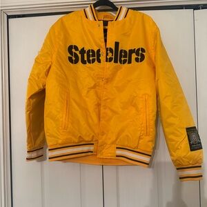 NFL Large Yellow Steelers NWT Jacket